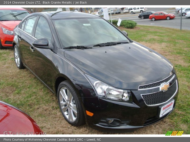 Black Granite Metallic / Jet Black 2014 Chevrolet Cruze LTZ