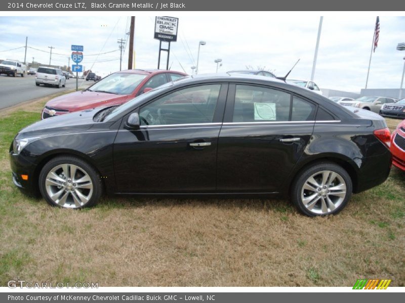 Black Granite Metallic / Jet Black 2014 Chevrolet Cruze LTZ