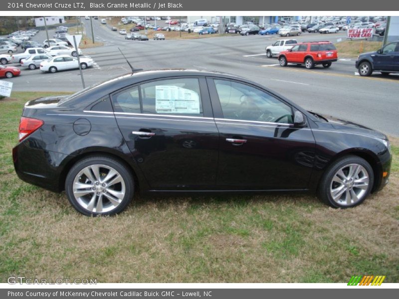 Black Granite Metallic / Jet Black 2014 Chevrolet Cruze LTZ