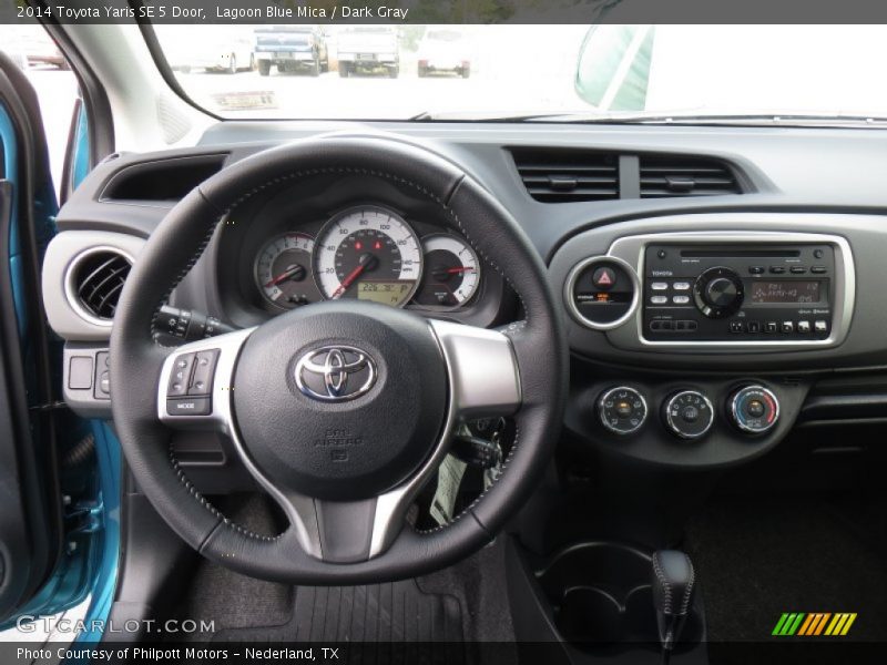 Dashboard of 2014 Yaris SE 5 Door