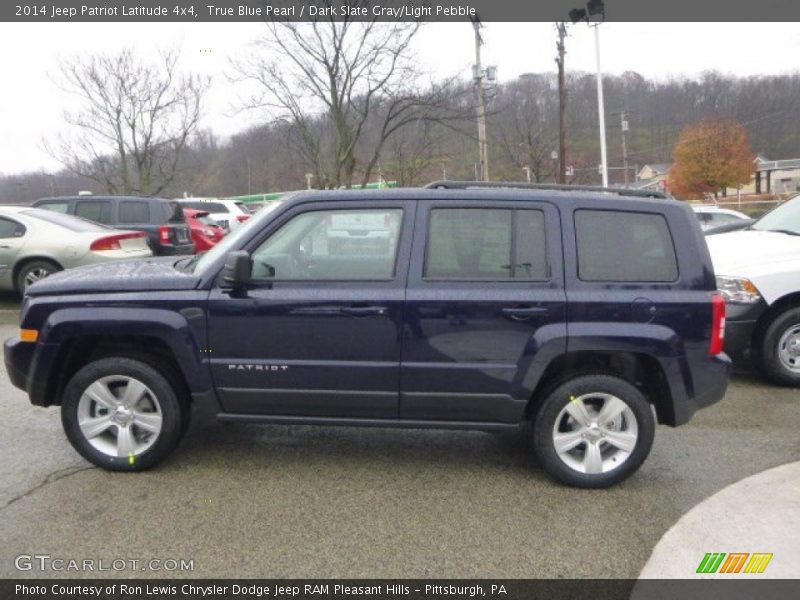 True Blue Pearl / Dark Slate Gray/Light Pebble 2014 Jeep Patriot Latitude 4x4