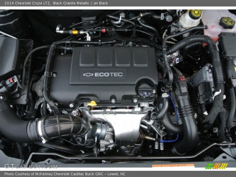 Black Granite Metallic / Jet Black 2014 Chevrolet Cruze LTZ