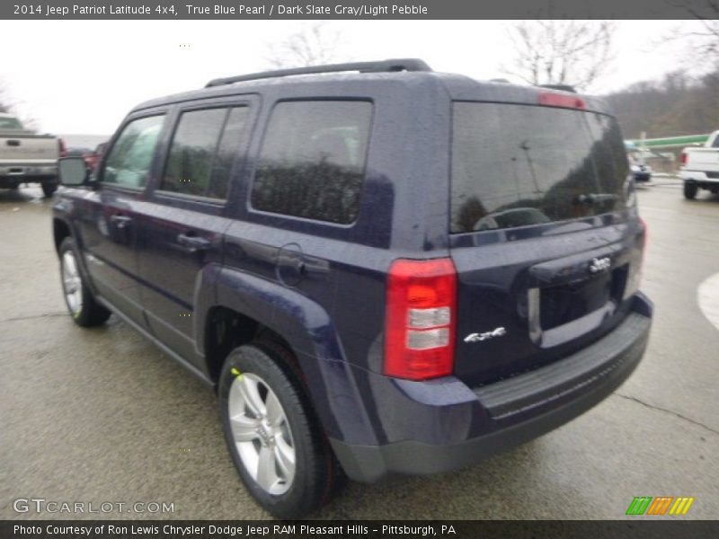 True Blue Pearl / Dark Slate Gray/Light Pebble 2014 Jeep Patriot Latitude 4x4