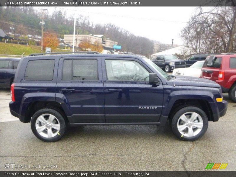 True Blue Pearl / Dark Slate Gray/Light Pebble 2014 Jeep Patriot Latitude 4x4