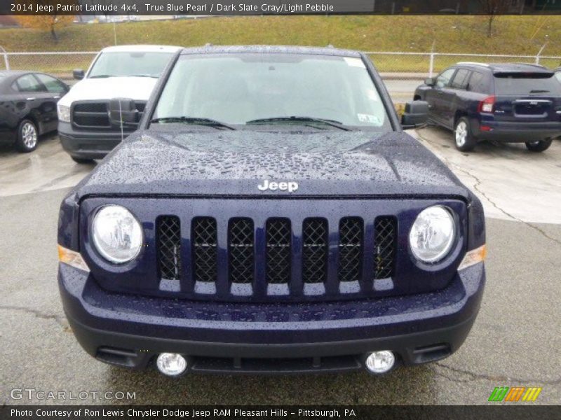 True Blue Pearl / Dark Slate Gray/Light Pebble 2014 Jeep Patriot Latitude 4x4