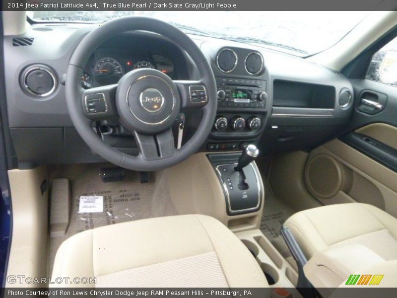True Blue Pearl / Dark Slate Gray/Light Pebble 2014 Jeep Patriot Latitude 4x4
