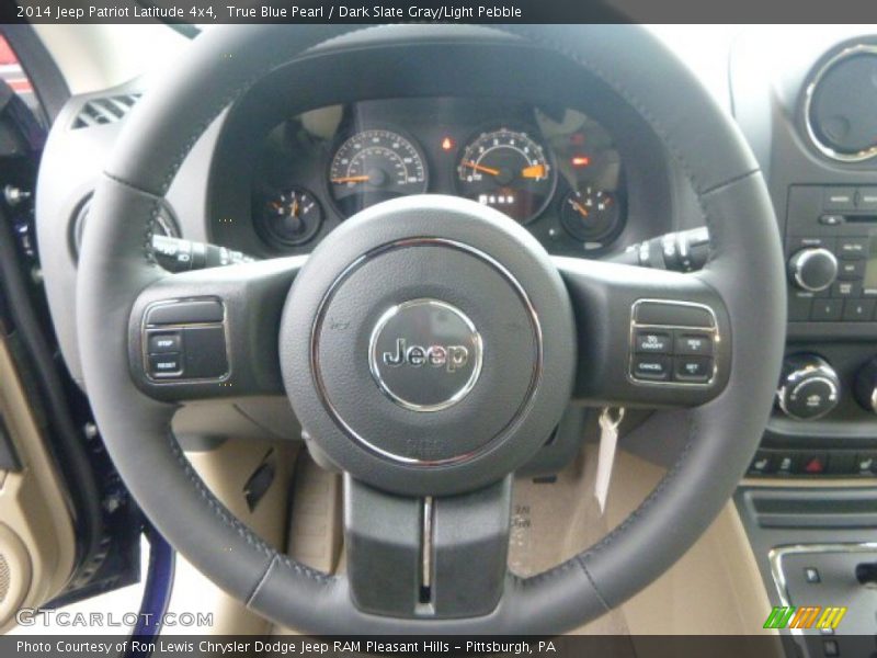 True Blue Pearl / Dark Slate Gray/Light Pebble 2014 Jeep Patriot Latitude 4x4