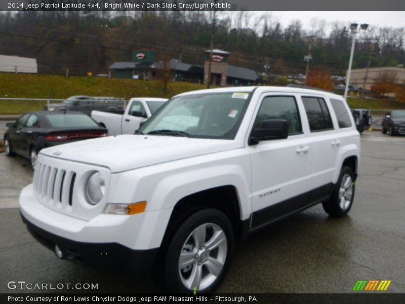 Bright White / Dark Slate Gray/Light Pebble 2014 Jeep Patriot Latitude 4x4