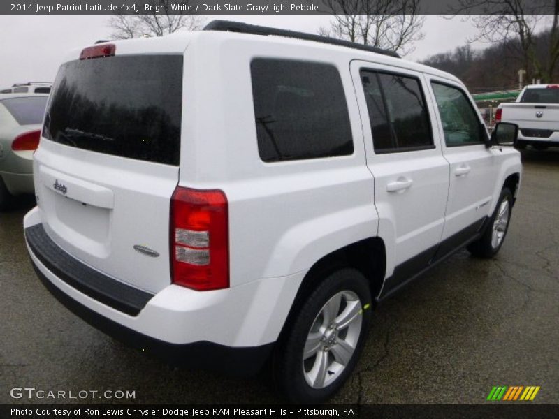 Bright White / Dark Slate Gray/Light Pebble 2014 Jeep Patriot Latitude 4x4