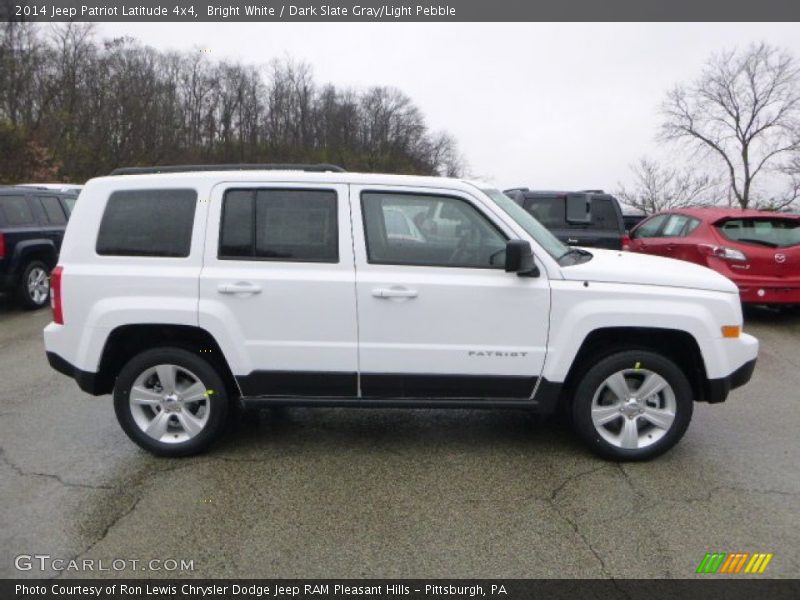 Bright White / Dark Slate Gray/Light Pebble 2014 Jeep Patriot Latitude 4x4