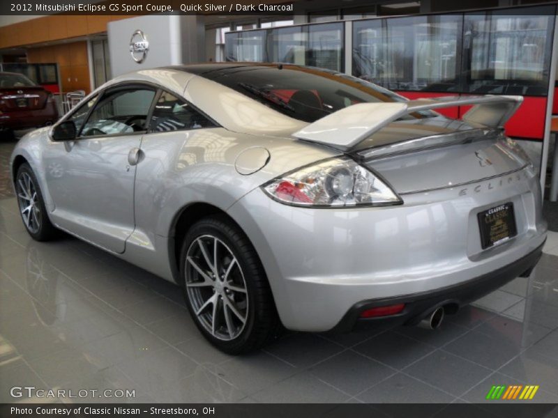 Quick Silver / Dark Charcoal 2012 Mitsubishi Eclipse GS Sport Coupe