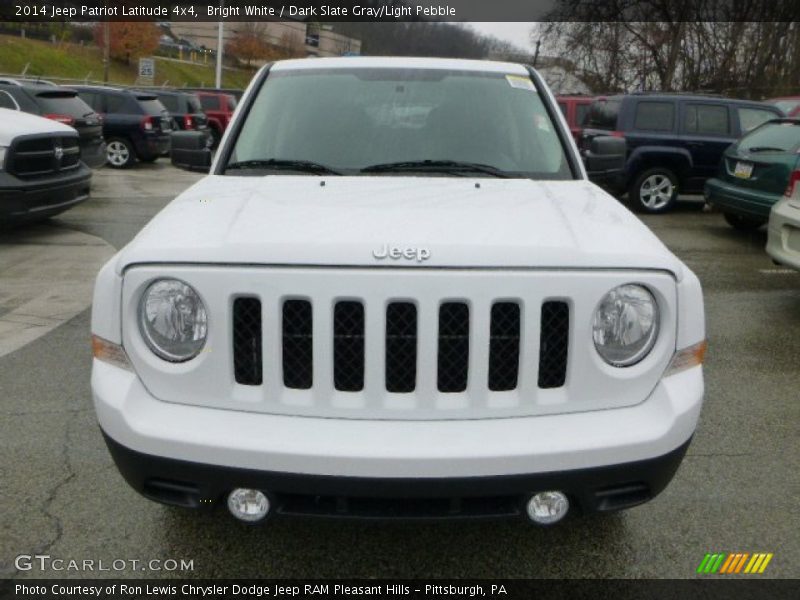 Bright White / Dark Slate Gray/Light Pebble 2014 Jeep Patriot Latitude 4x4