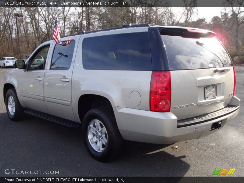 Champagne Silver Metallic / Light Tan 2013 GMC Yukon XL SLT 4x4