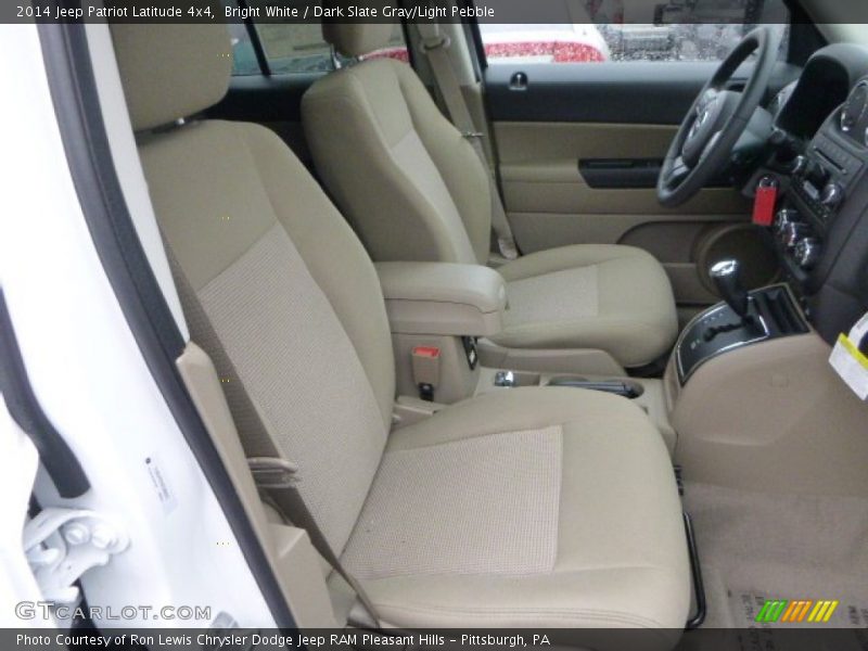 Bright White / Dark Slate Gray/Light Pebble 2014 Jeep Patriot Latitude 4x4