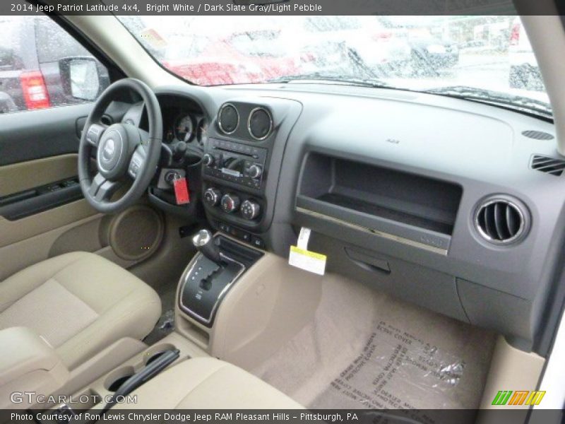 Bright White / Dark Slate Gray/Light Pebble 2014 Jeep Patriot Latitude 4x4