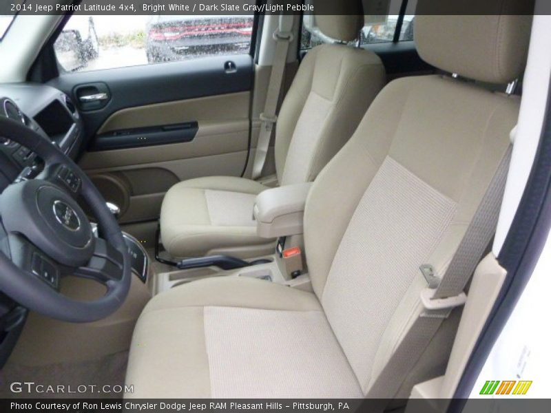 Bright White / Dark Slate Gray/Light Pebble 2014 Jeep Patriot Latitude 4x4