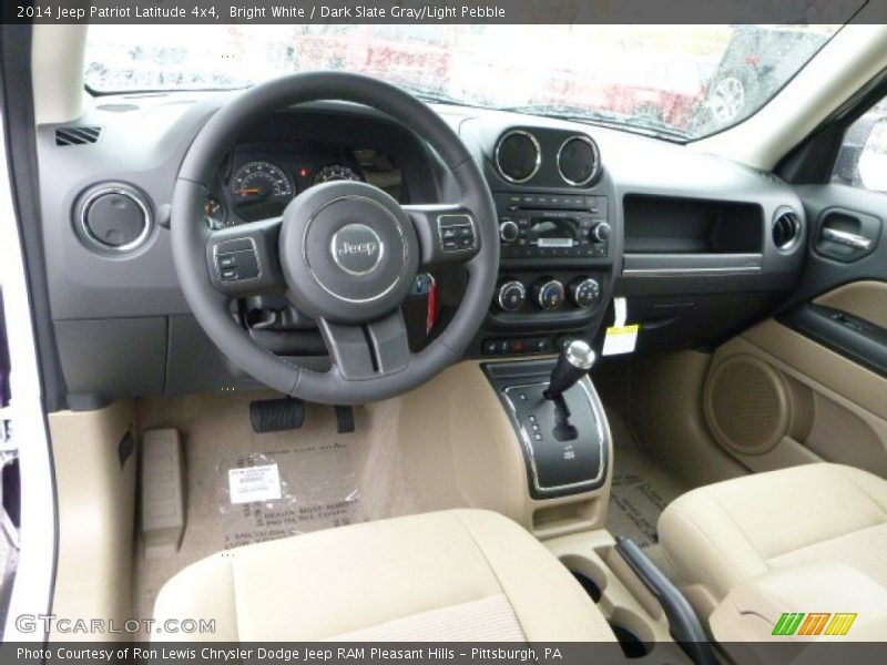 Bright White / Dark Slate Gray/Light Pebble 2014 Jeep Patriot Latitude 4x4