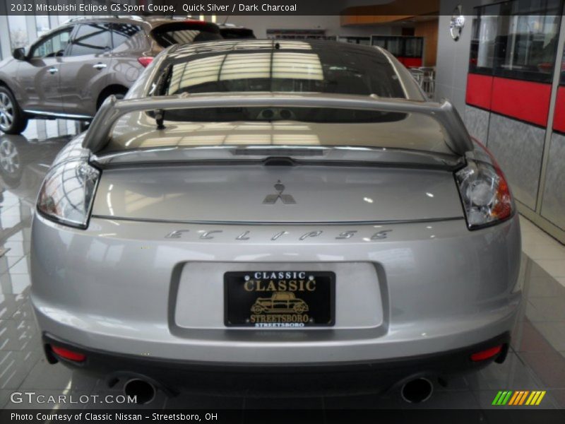 Quick Silver / Dark Charcoal 2012 Mitsubishi Eclipse GS Sport Coupe