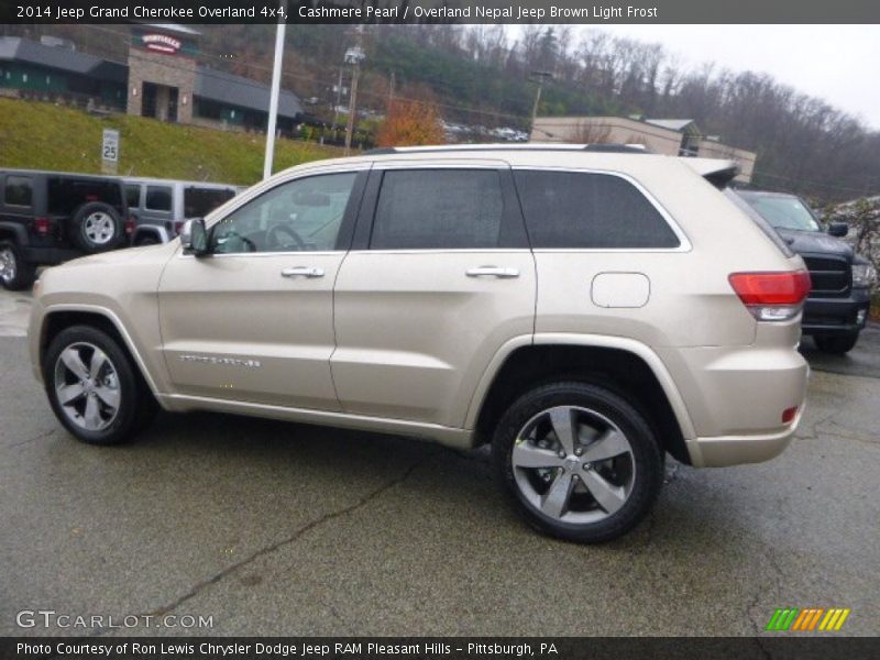 Cashmere Pearl / Overland Nepal Jeep Brown Light Frost 2014 Jeep Grand Cherokee Overland 4x4