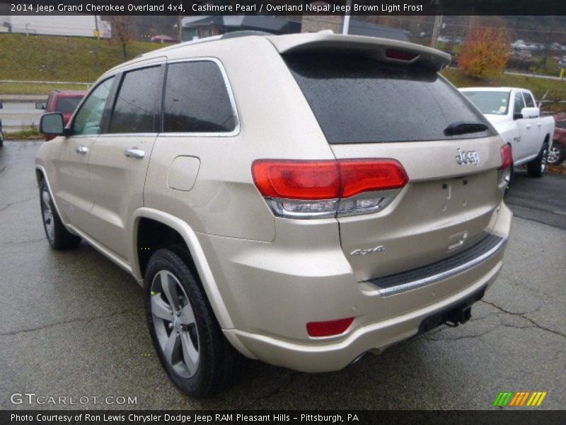 Cashmere Pearl / Overland Nepal Jeep Brown Light Frost 2014 Jeep Grand Cherokee Overland 4x4