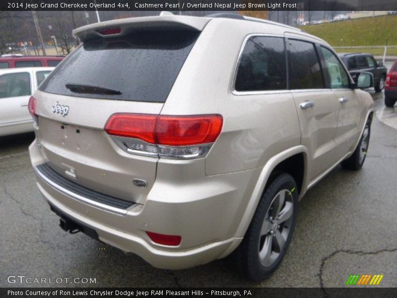 Cashmere Pearl / Overland Nepal Jeep Brown Light Frost 2014 Jeep Grand Cherokee Overland 4x4