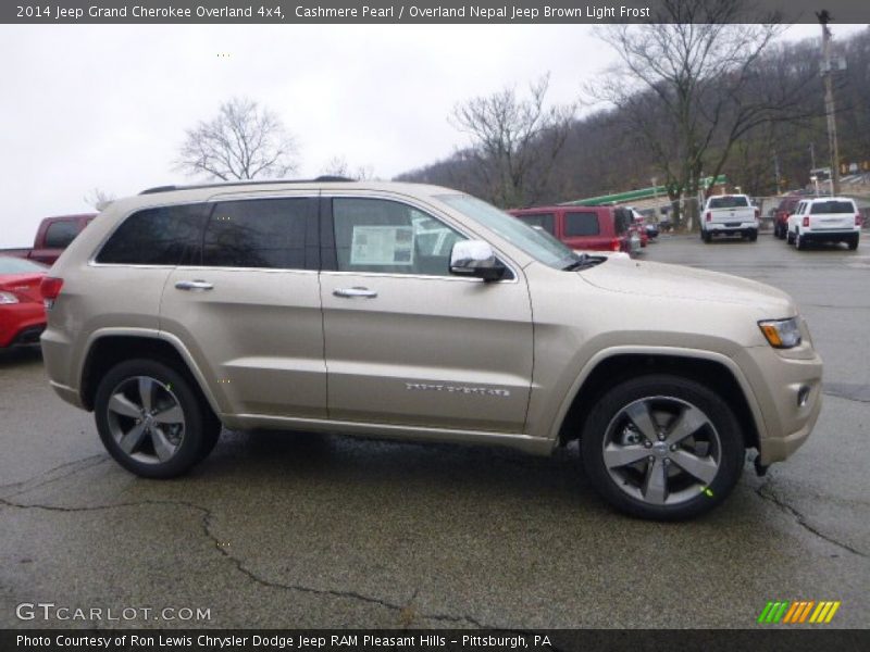 Cashmere Pearl / Overland Nepal Jeep Brown Light Frost 2014 Jeep Grand Cherokee Overland 4x4