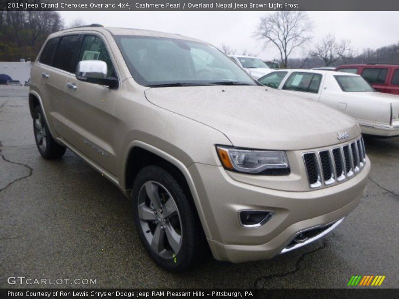 Cashmere Pearl / Overland Nepal Jeep Brown Light Frost 2014 Jeep Grand Cherokee Overland 4x4