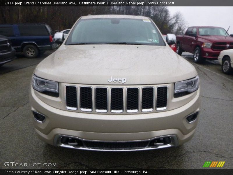 Cashmere Pearl / Overland Nepal Jeep Brown Light Frost 2014 Jeep Grand Cherokee Overland 4x4