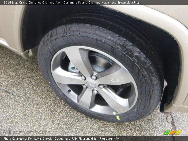 Cashmere Pearl / Overland Nepal Jeep Brown Light Frost 2014 Jeep Grand Cherokee Overland 4x4