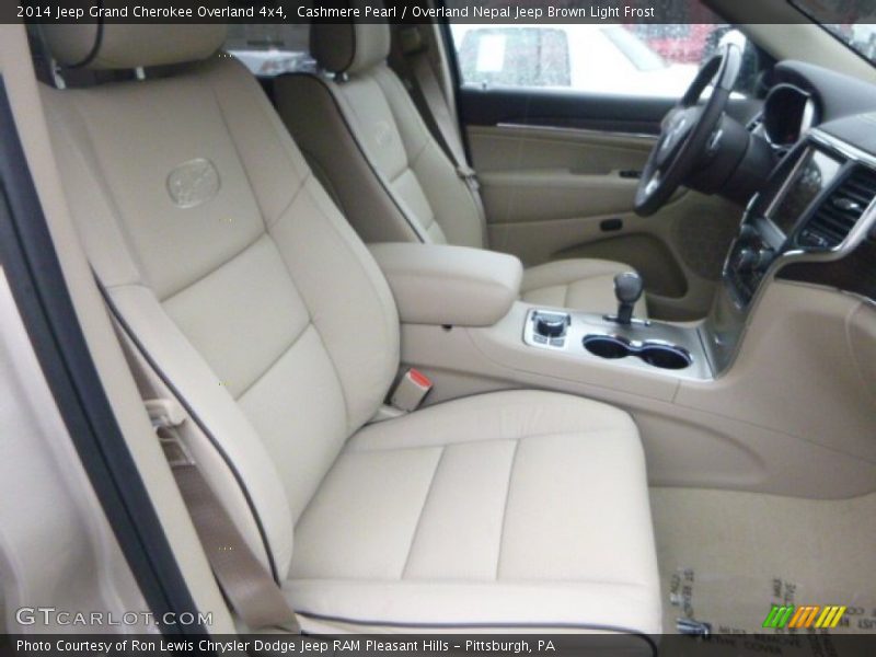 Cashmere Pearl / Overland Nepal Jeep Brown Light Frost 2014 Jeep Grand Cherokee Overland 4x4
