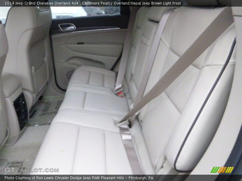 Cashmere Pearl / Overland Nepal Jeep Brown Light Frost 2014 Jeep Grand Cherokee Overland 4x4