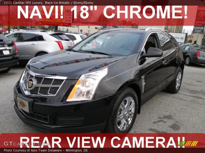 Black Ice Metallic / Ebony/Ebony 2012 Cadillac SRX Luxury