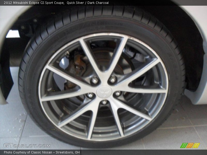 Quick Silver / Dark Charcoal 2012 Mitsubishi Eclipse GS Sport Coupe