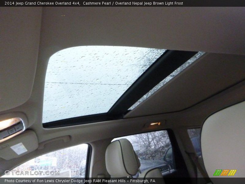 Cashmere Pearl / Overland Nepal Jeep Brown Light Frost 2014 Jeep Grand Cherokee Overland 4x4