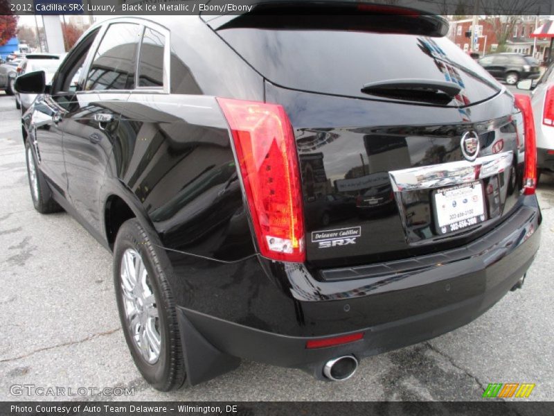Black Ice Metallic / Ebony/Ebony 2012 Cadillac SRX Luxury