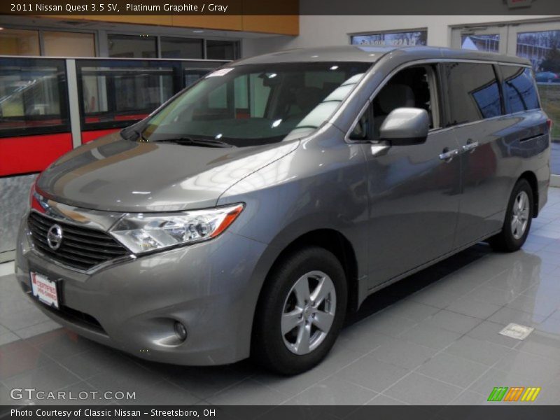 Platinum Graphite / Gray 2011 Nissan Quest 3.5 SV