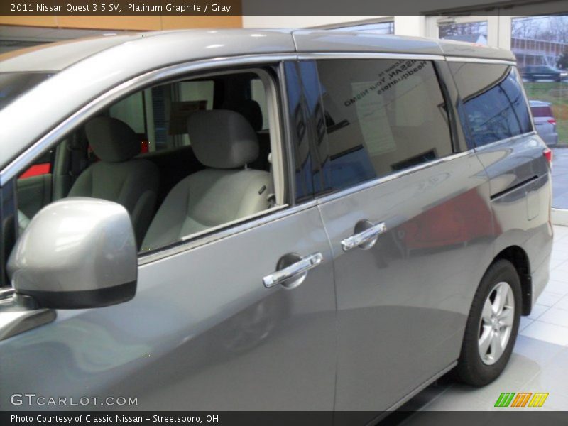 Platinum Graphite / Gray 2011 Nissan Quest 3.5 SV
