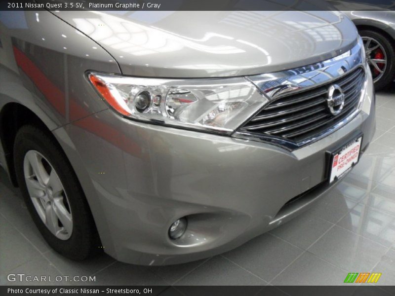 Platinum Graphite / Gray 2011 Nissan Quest 3.5 SV