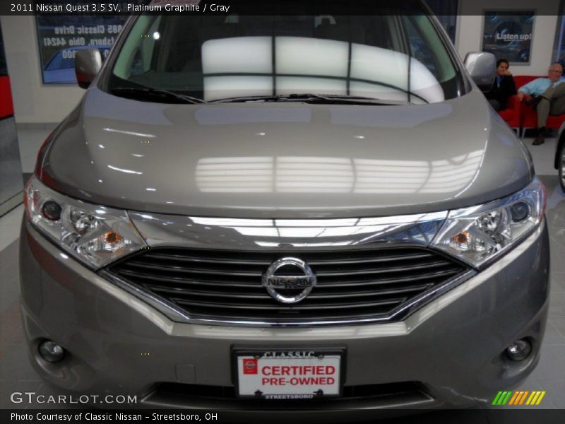 Platinum Graphite / Gray 2011 Nissan Quest 3.5 SV