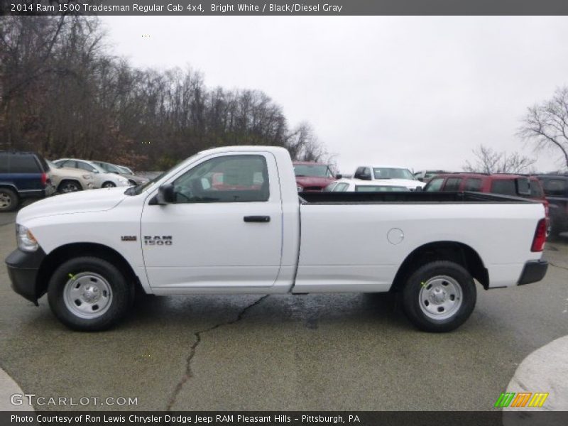 Bright White / Black/Diesel Gray 2014 Ram 1500 Tradesman Regular Cab 4x4