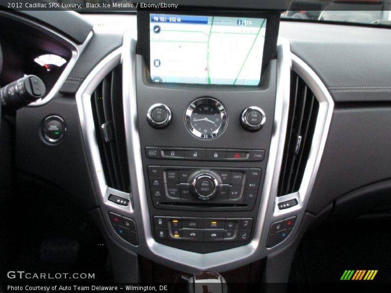 Black Ice Metallic / Ebony/Ebony 2012 Cadillac SRX Luxury