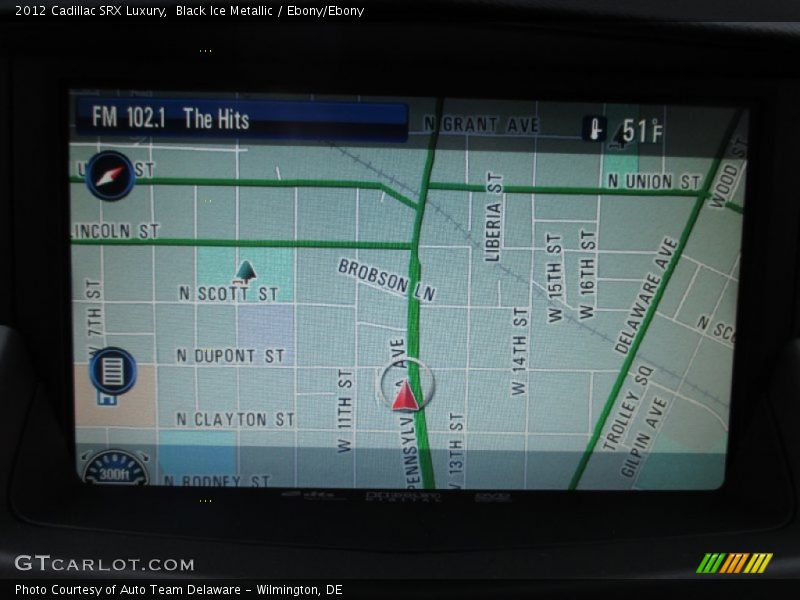 Black Ice Metallic / Ebony/Ebony 2012 Cadillac SRX Luxury