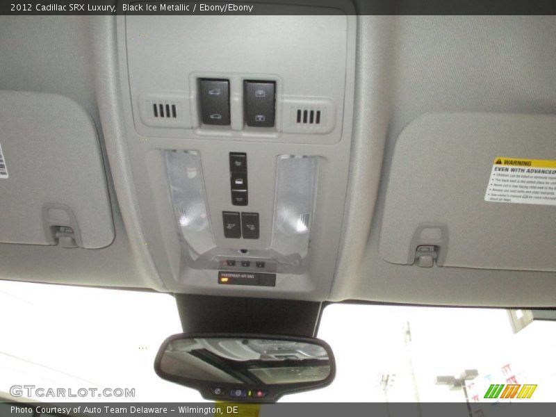 Black Ice Metallic / Ebony/Ebony 2012 Cadillac SRX Luxury