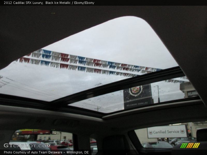 Black Ice Metallic / Ebony/Ebony 2012 Cadillac SRX Luxury