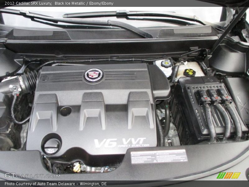 Black Ice Metallic / Ebony/Ebony 2012 Cadillac SRX Luxury