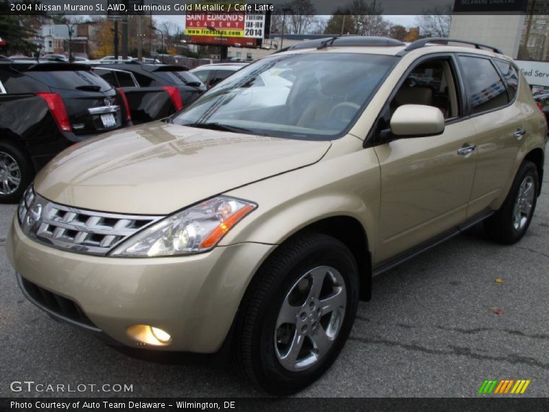 Luminous Gold Metallic / Cafe Latte 2004 Nissan Murano SL AWD