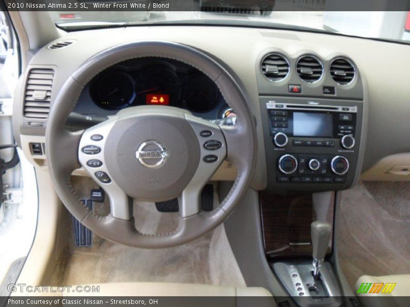 Winter Frost White / Blond 2010 Nissan Altima 2.5 SL