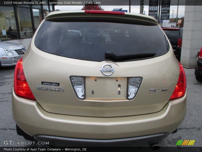 Luminous Gold Metallic / Cafe Latte 2004 Nissan Murano SL AWD