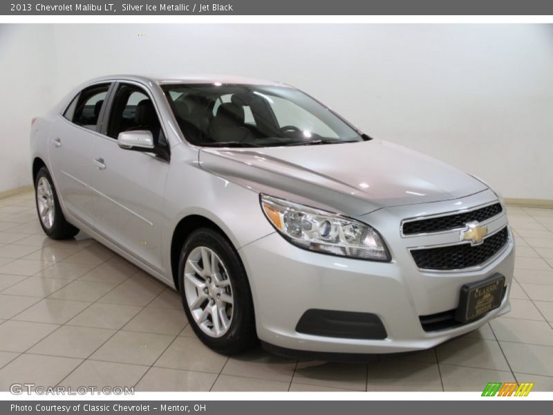 Silver Ice Metallic / Jet Black 2013 Chevrolet Malibu LT
