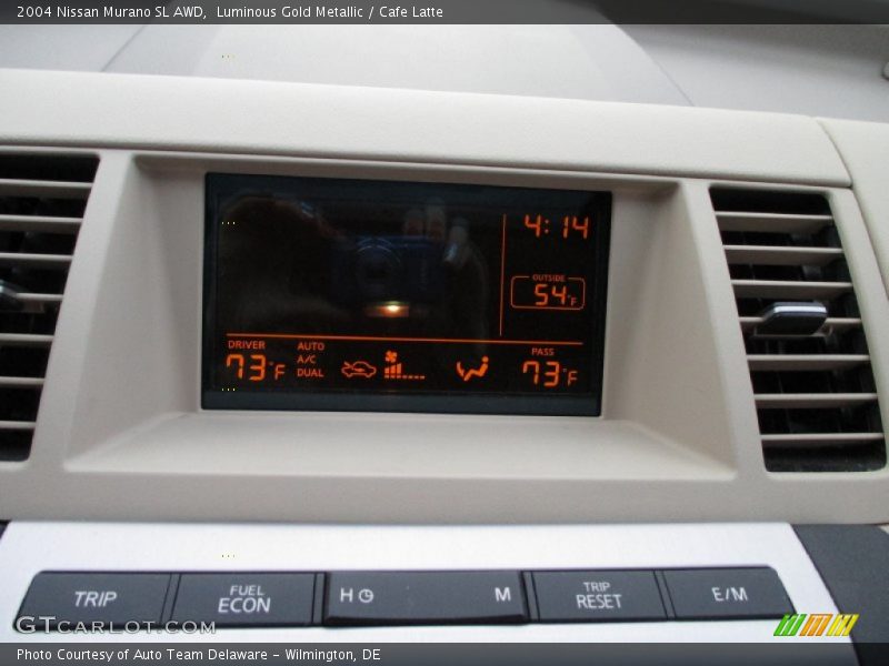 Luminous Gold Metallic / Cafe Latte 2004 Nissan Murano SL AWD